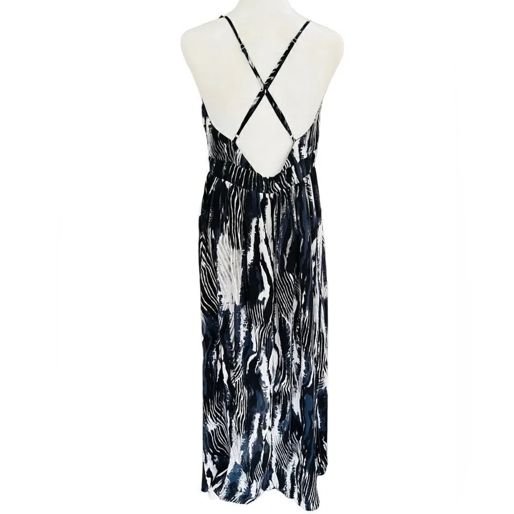 Fashion Nova Mina Maxi Dress - Black/combo, size L - Picture 10 of 14